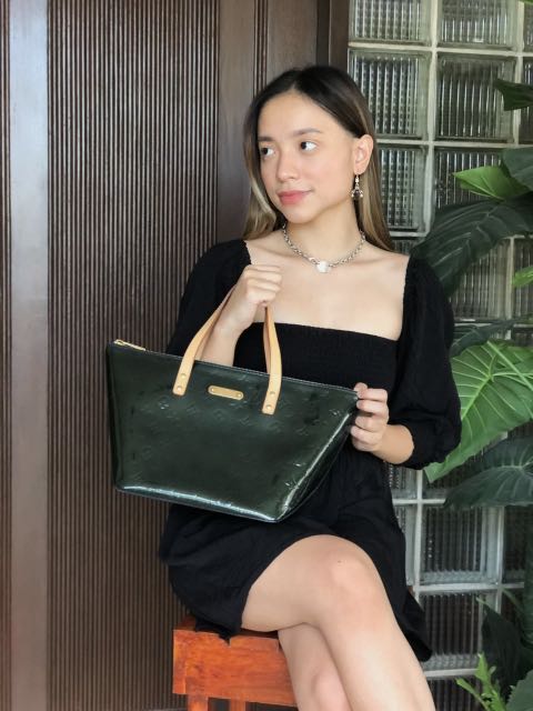 Louis Vuitton Pre-Owned Dark Green Monogram Vernis Bellevue GM Patent  Leather Shoulder Bag, Best Price and Reviews
