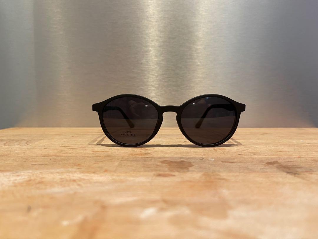 Magnetic clip on prescription sunglasses
