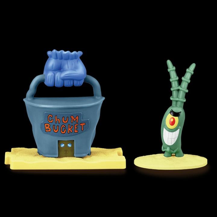 Details about   unopened Mcdonald spongebob plankton's chum bucket happy meal 2021 