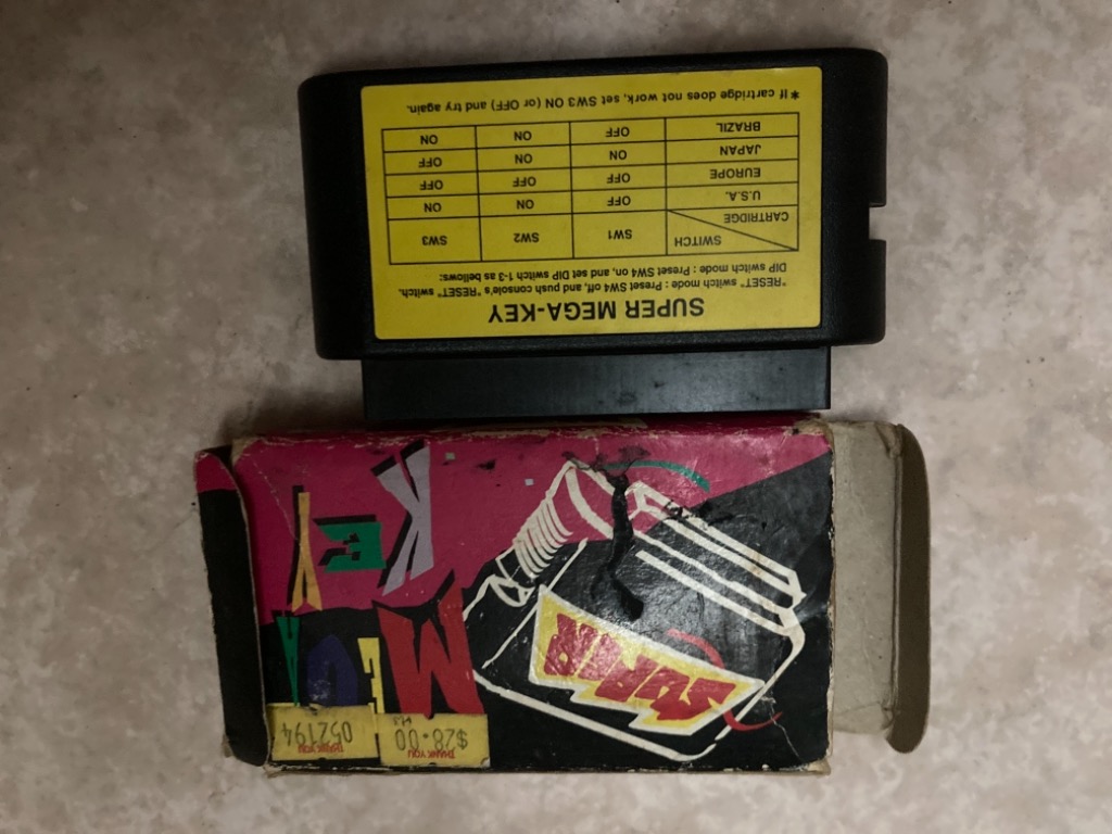 Super Mega-Key Region Converter w/ Box, Video Gaming, Video Game ...