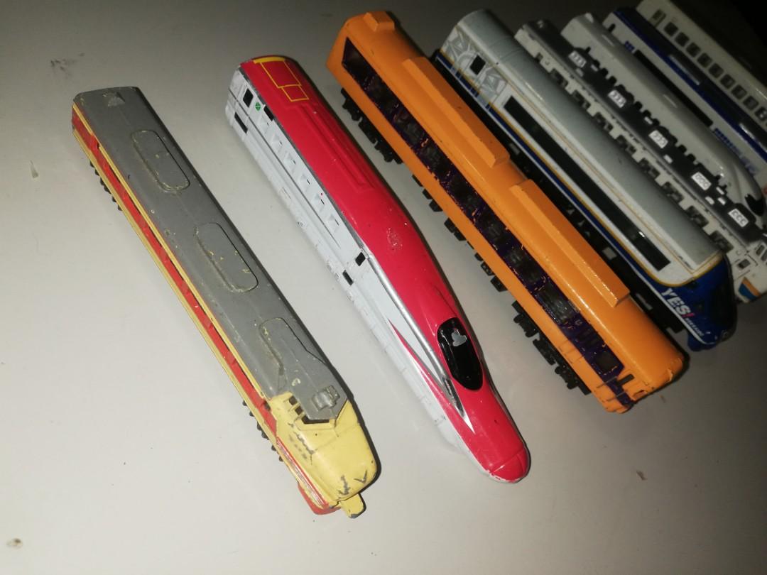 Metal toy trains (Category: Vehicle & Diecast Models) located in Paranaque City. Submitted by 4thestate.surplusan (Listing ID 1079569958, Image 2). Description: assorted metal toy trains, 500 each and below. pm or text 09175640820.