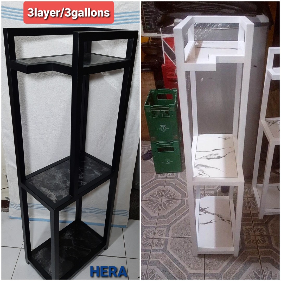 Mineral Water Rack Stand (3layer/3 gallon rack HERA), Furniture & Home