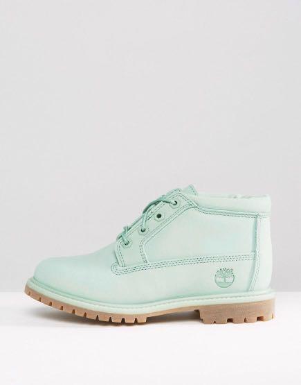 Mint cheap green timbs