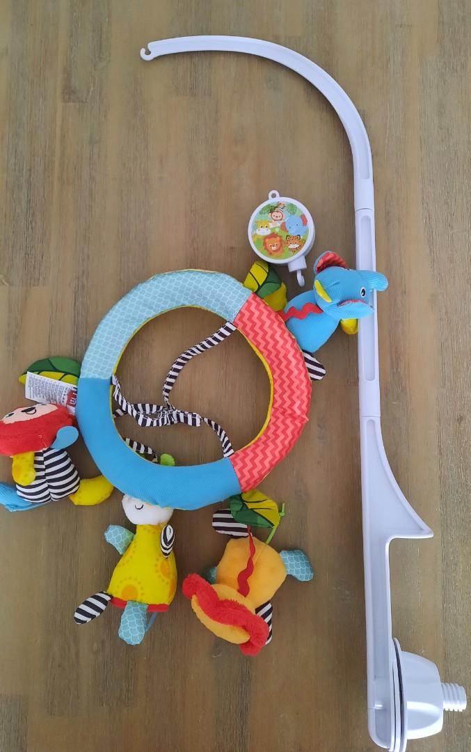 Mothercare Safari Musical Mobile, Babies & Kids, Cots & Cribs on Carousell