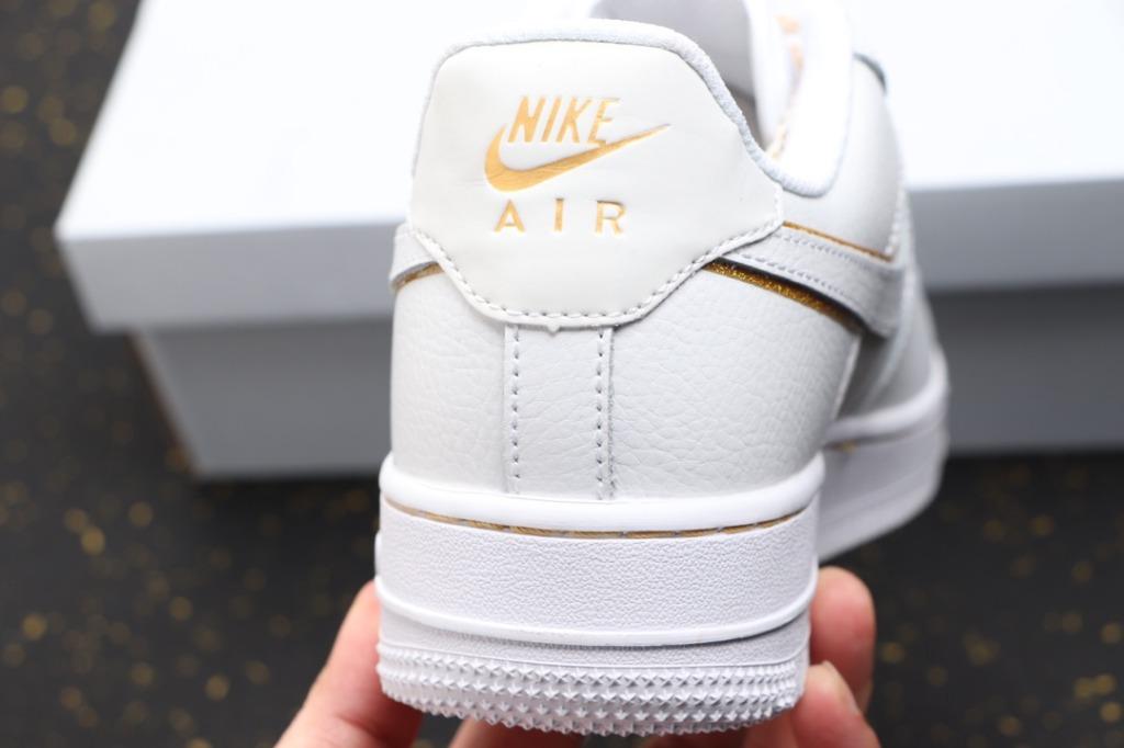 Nike Women's Air Force 1 '07 White/Bicycle Yellow-White - AH0287