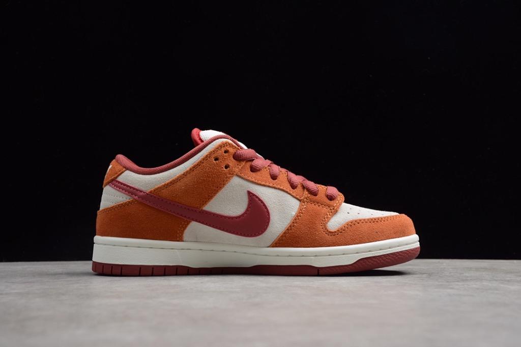 nike sb brown and red