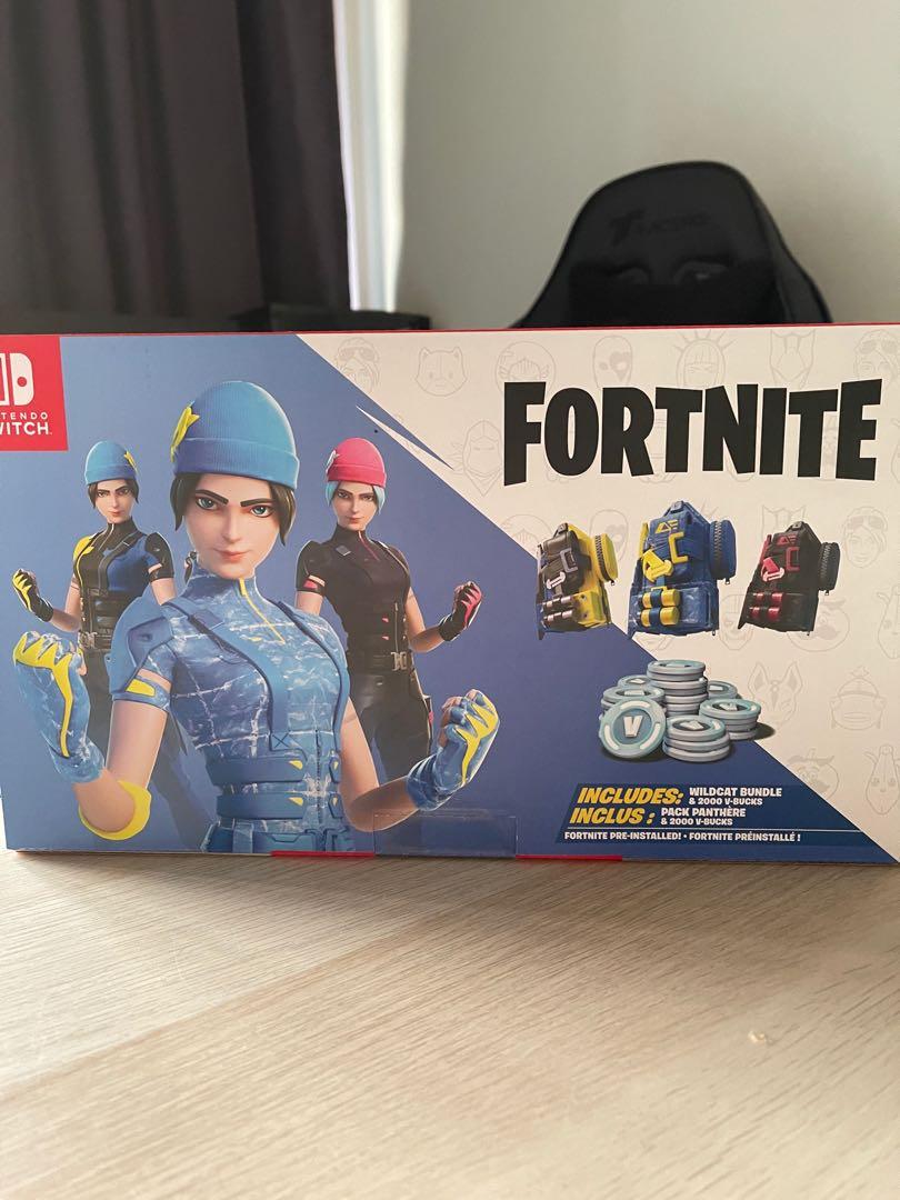 Fortnite Special Edition Nintendo Switch Unboxing + EXCLUSIVE Wildcat  Gameplay! 
