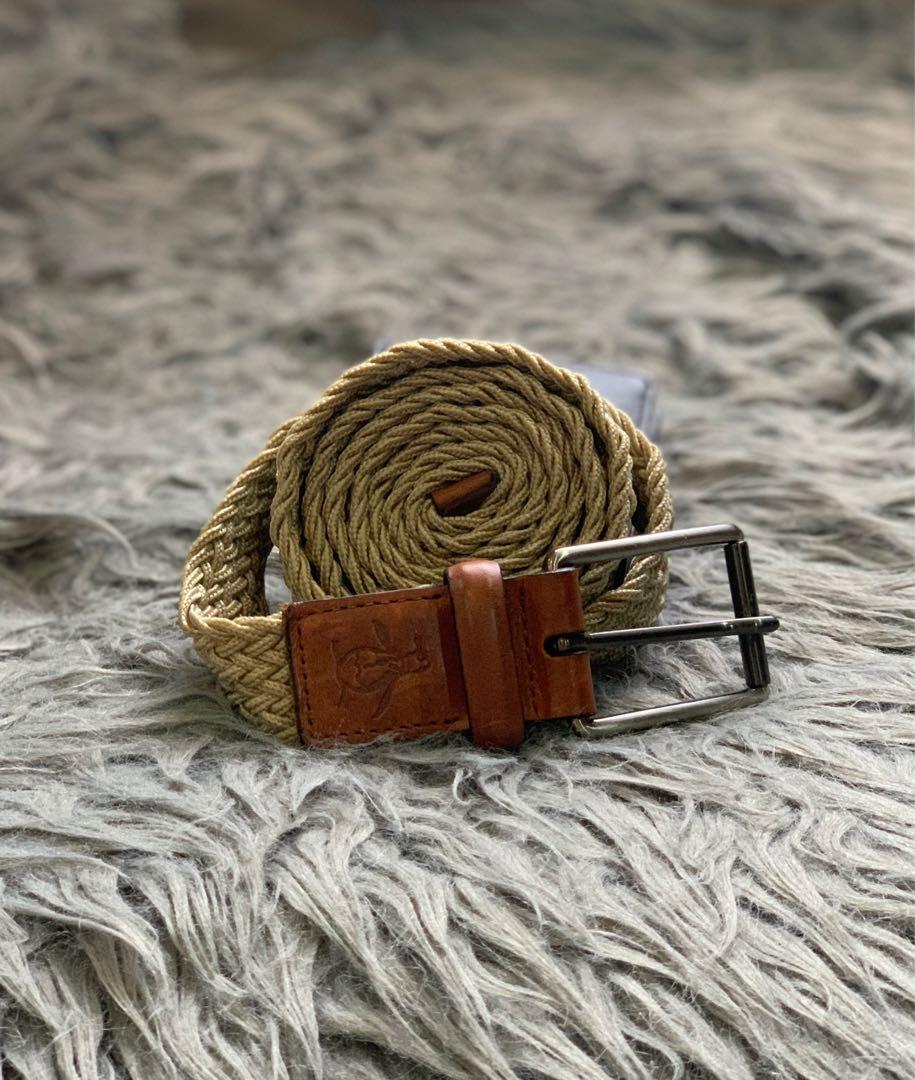 Original Penguin Braided Stretch Belt 