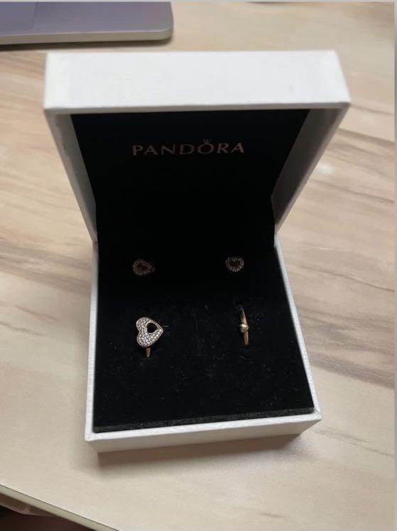 Puzzle heart discount ring pandora