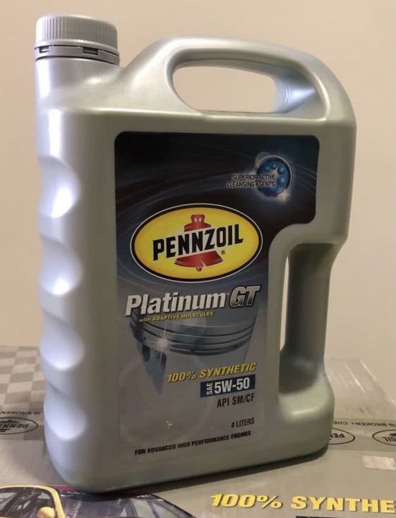 Pennzoil Engine Oil 5w 50 4 Liters Car Accessories Accessories On Carousell