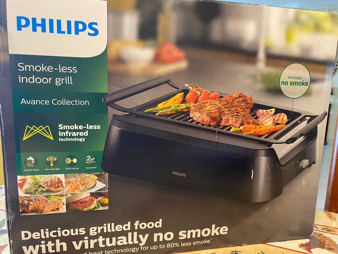 PHILIPS Smokeless indoor grill, TV & Home Appliances, Kitchen