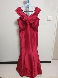 PL mermaid dinner gown