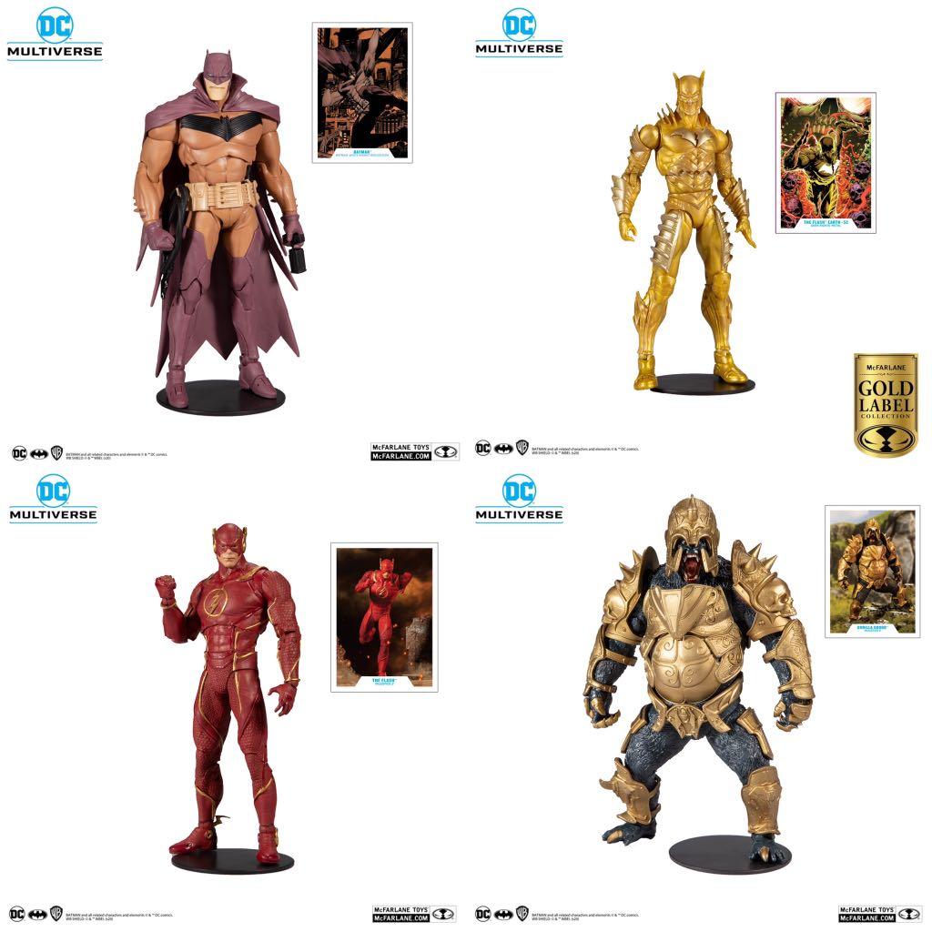 PO] Mcfarlane Toys DC Multiverse White Knight Batman (Red Variant), DC  Gaming Injustice 2: Flash, Gorilla Grodd, Red Death (Gold), Hobbies & Toys,  Toys & Games on Carousell