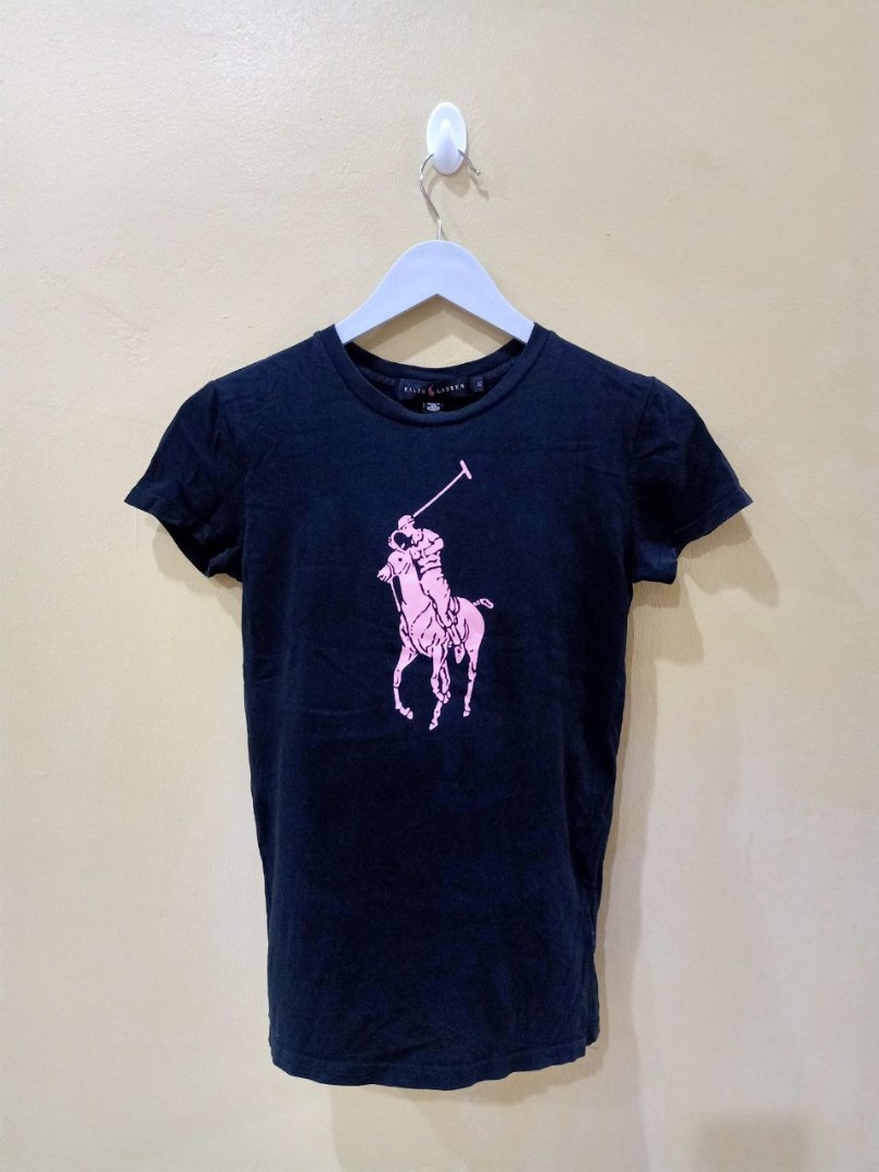 Polo Ralph Lauren Walk Pink Pony, Women's Fashion, Tops, Shirts on Carousell