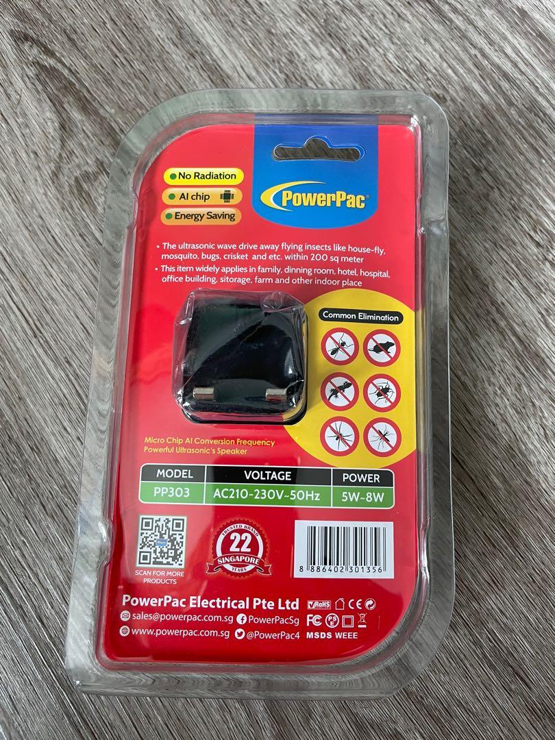 PowerPac Mosquito Killer Ultrasonic Insect Repellent, Mosquito