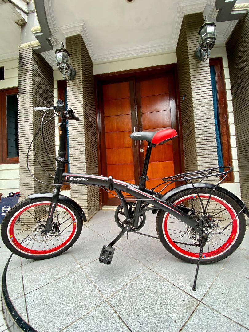 Evergreen folding online bike