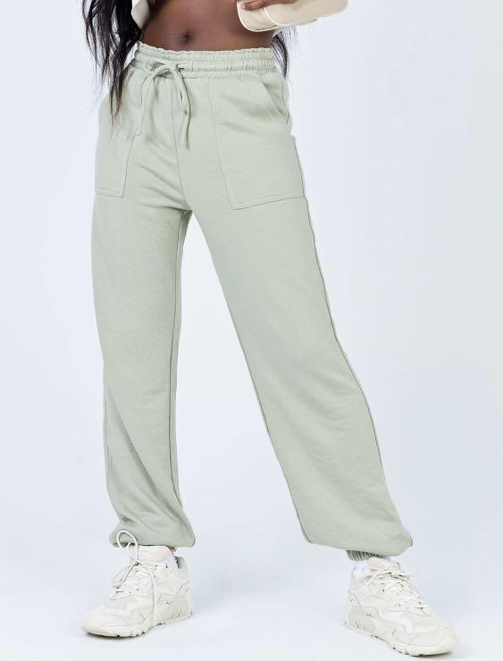 high waisted pelham track pants 