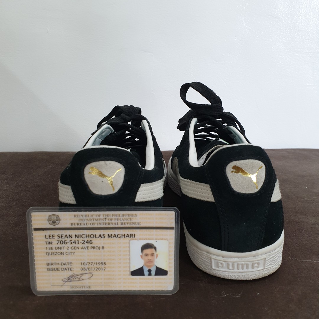 puma suede black ph