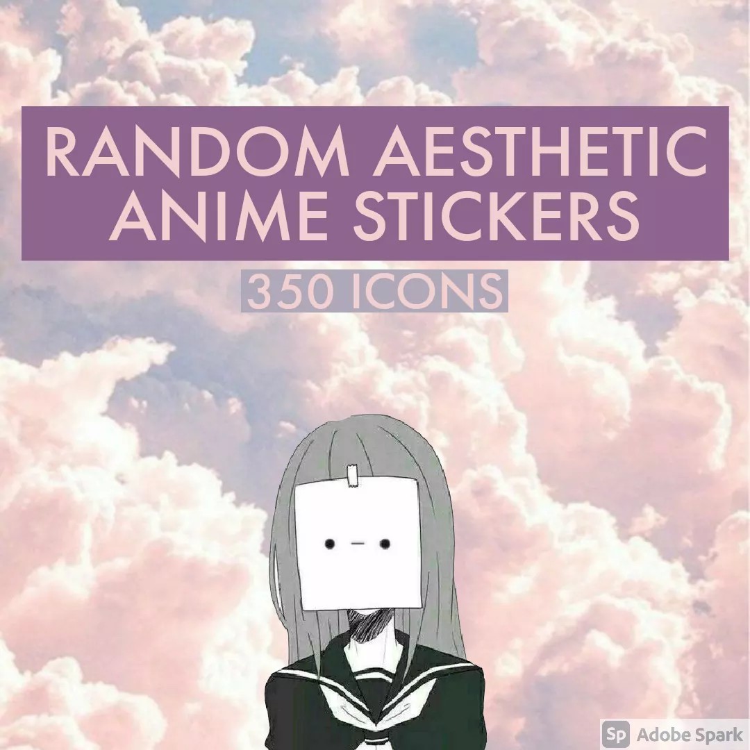 Random Aesthetic Anime Stickers, Hobbies & Toys, Stationery & Craft,  Stationery & School Supplies on Carousell