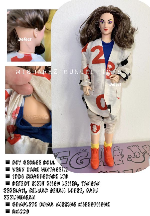 Boy george shop doll