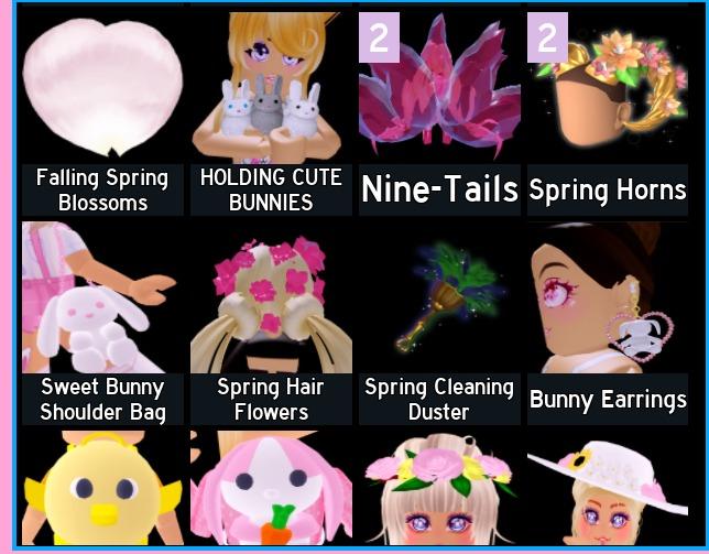 Roblox Royale High *Easter Accessories*, Video Gaming, Gaming