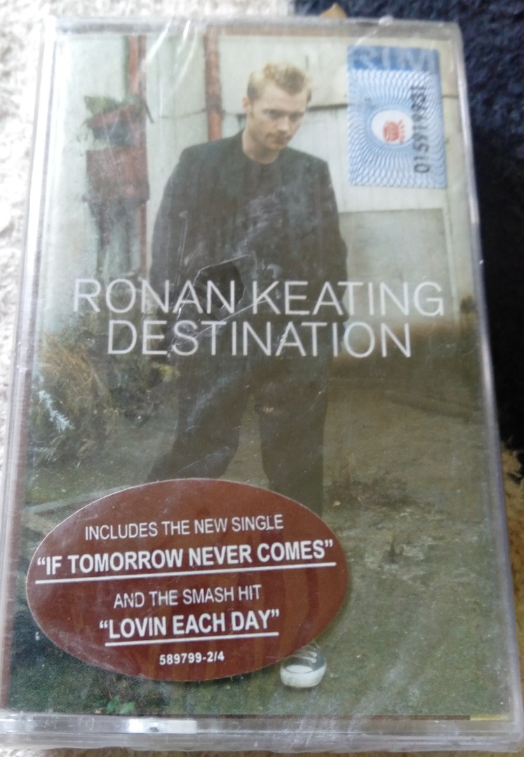 Ronan Keating-Destination-Album-Casette-Brand New-, Hobbies & Toys ...