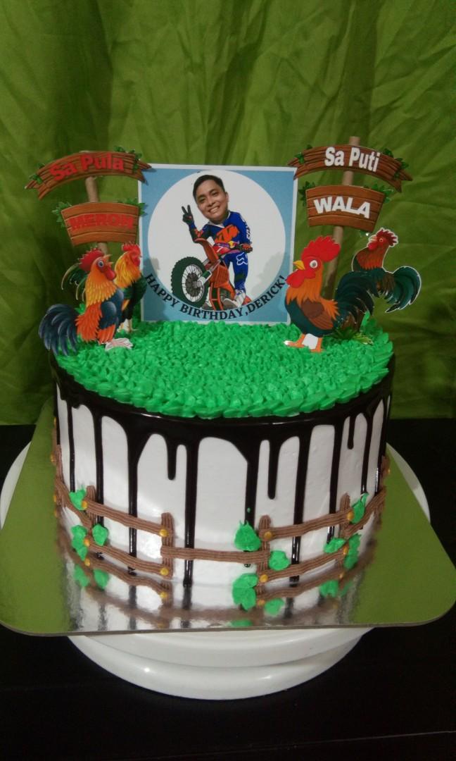 Sabong Cake Topper Cowboy Cakes Happy Birthday Printa - vrogue.co