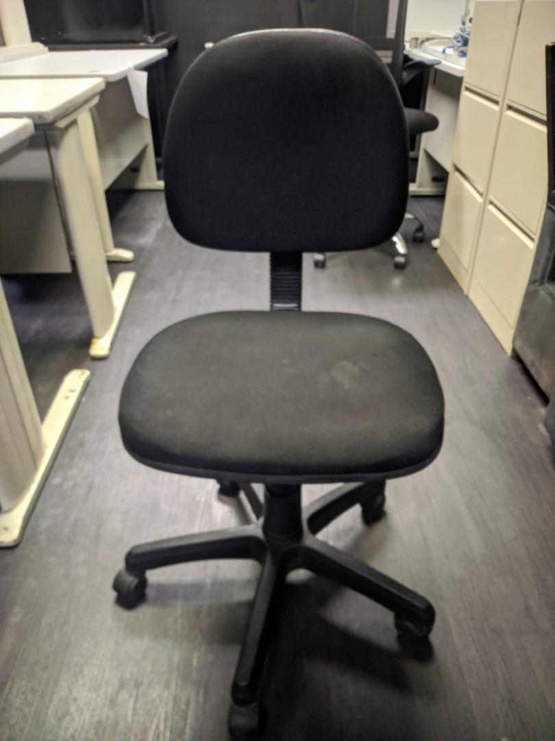 Second hand office chair swivel, Furniture & Home Living, Office Furniture  & Fixtures on Carousell