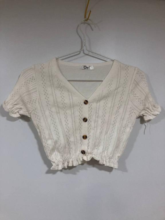 White button up sweater outlet