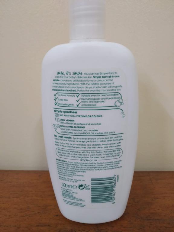 Simple Baby All in One Wash 300 ml Infant Body Wash Babies