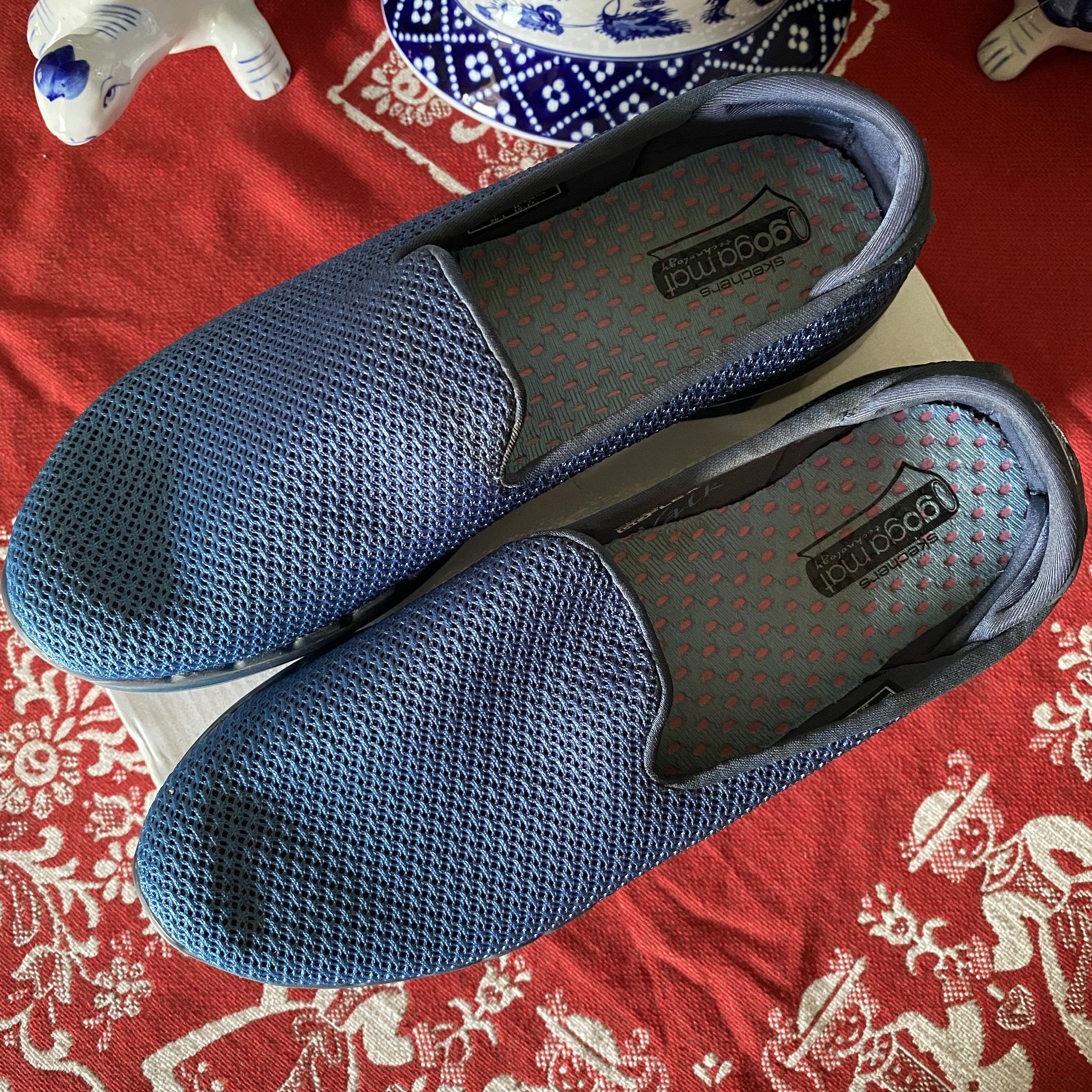 Skechers GoFlex Shoes Authentic Blue Sepatu Skechers Go Flex