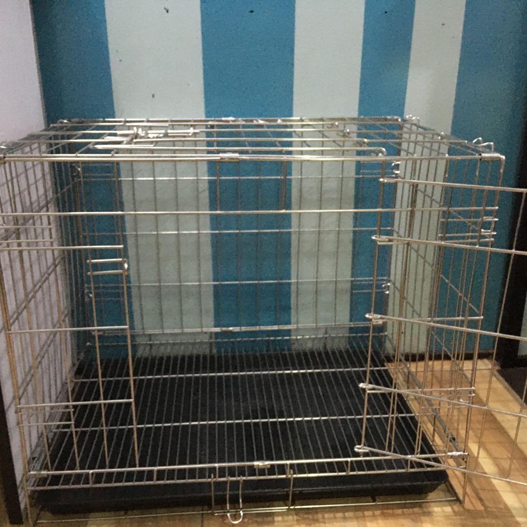 Used stainless 2025 steel dog cages