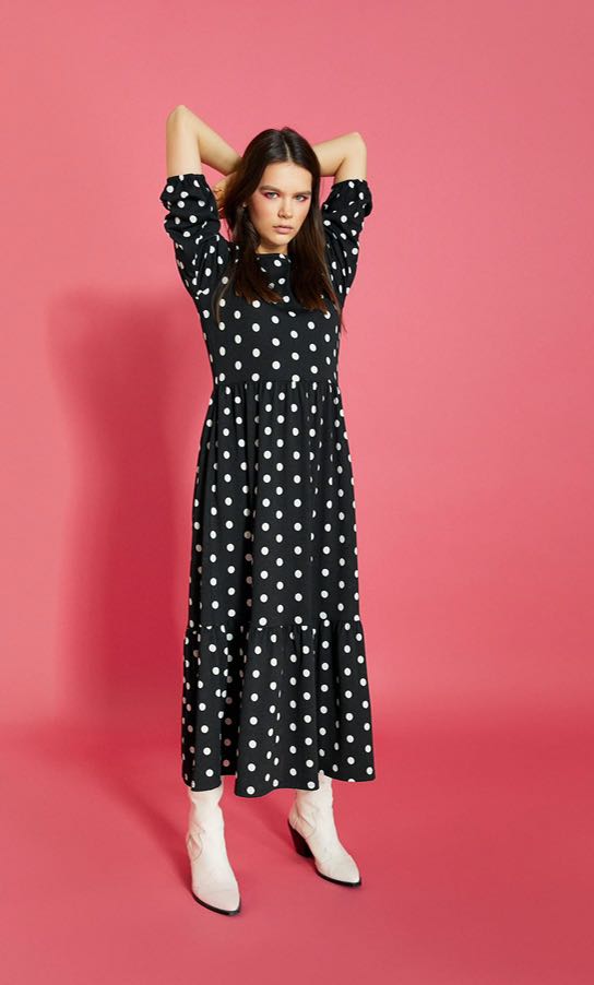 stradivarius polka dot dress Women s Fashion Dresses Sets