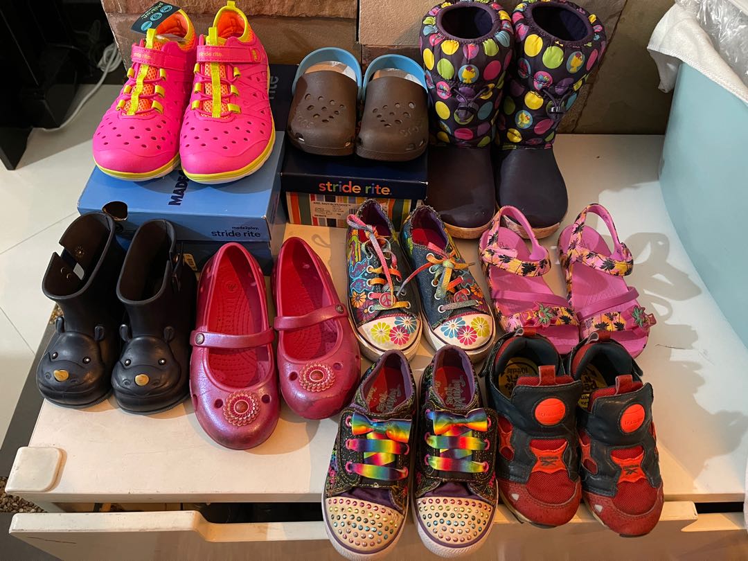 Stride Rite Crocs Melissa boots Sketcher Babies Kids Babies