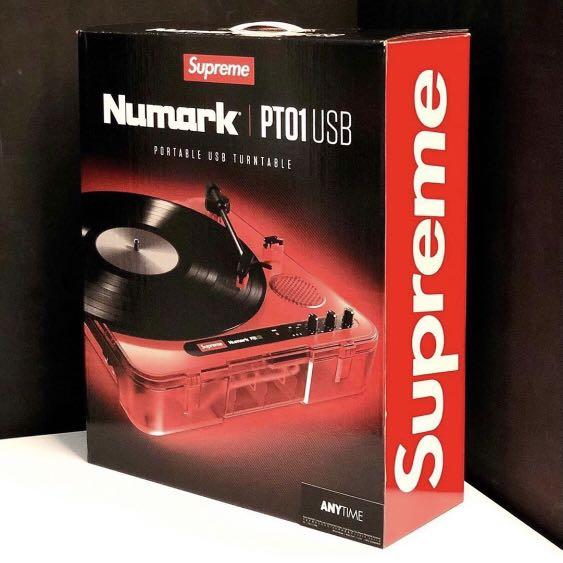 Supreme Numark PT01 Turntable, 興趣及遊戲, 音樂、樂器& 配件, 樂器