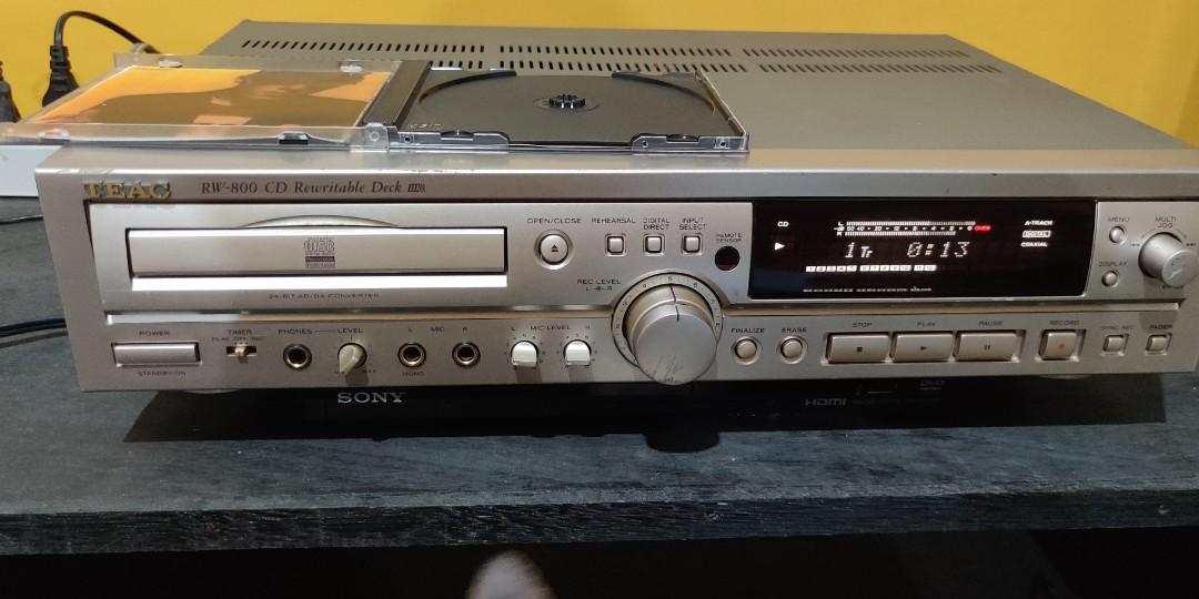 TEACティアック RW-800 CDレコーダー CD-R/RW対応 最高 の