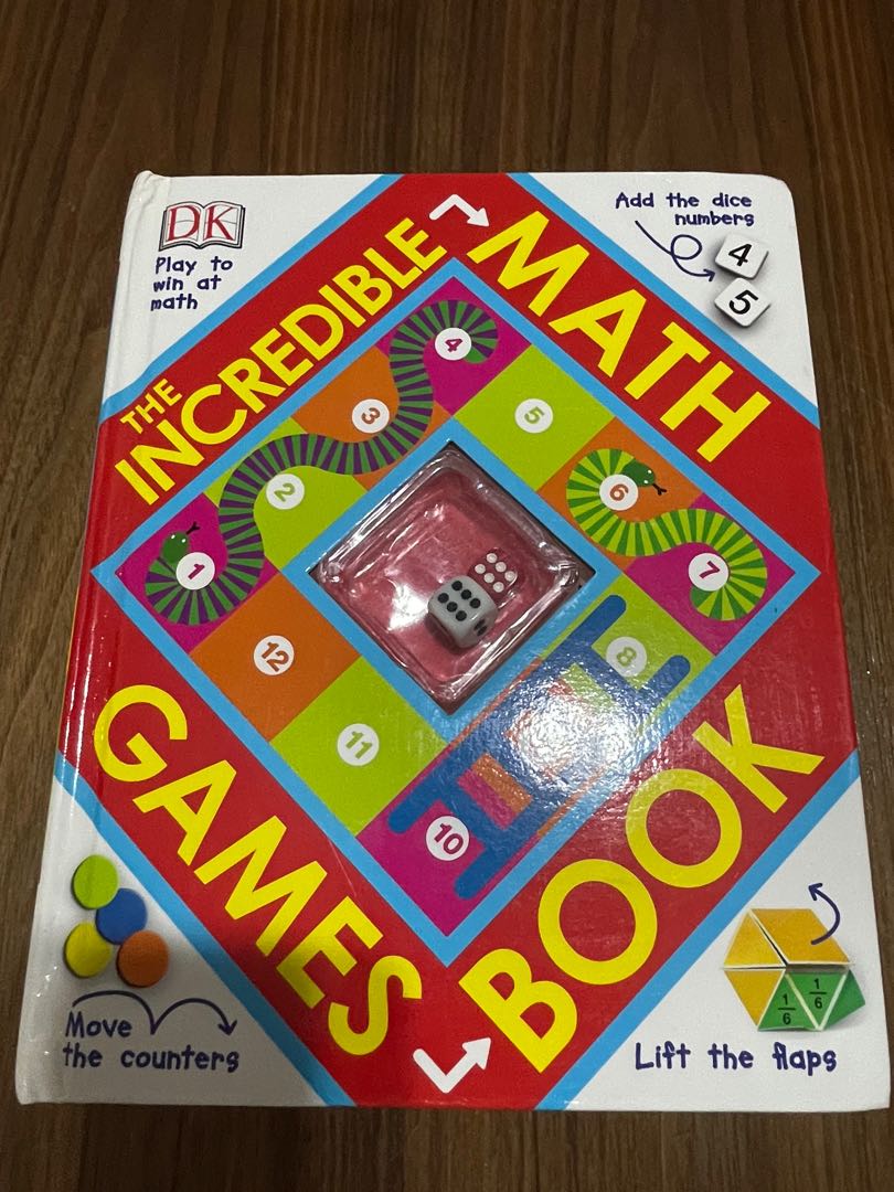 The Incredible Math Games Book, 興趣及遊戲, 玩具& 遊戲類- Carousell