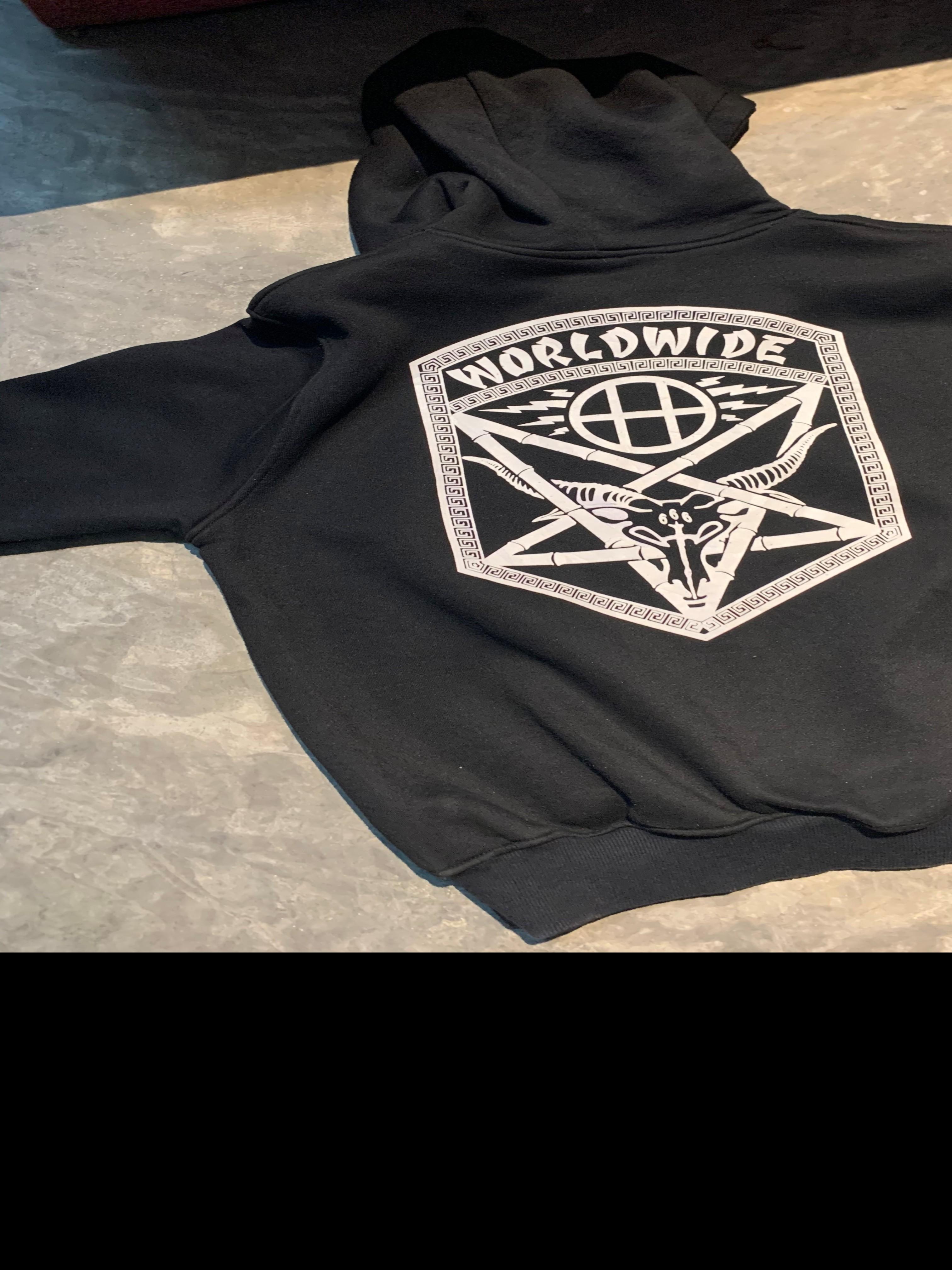 666 thrasher hoodie top