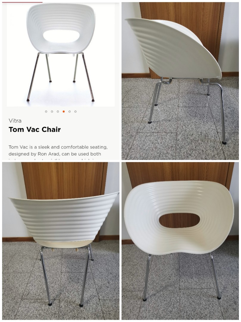 Tom Vac Chair Vitra, Furniture & Home Living, Furniture, Chairs on