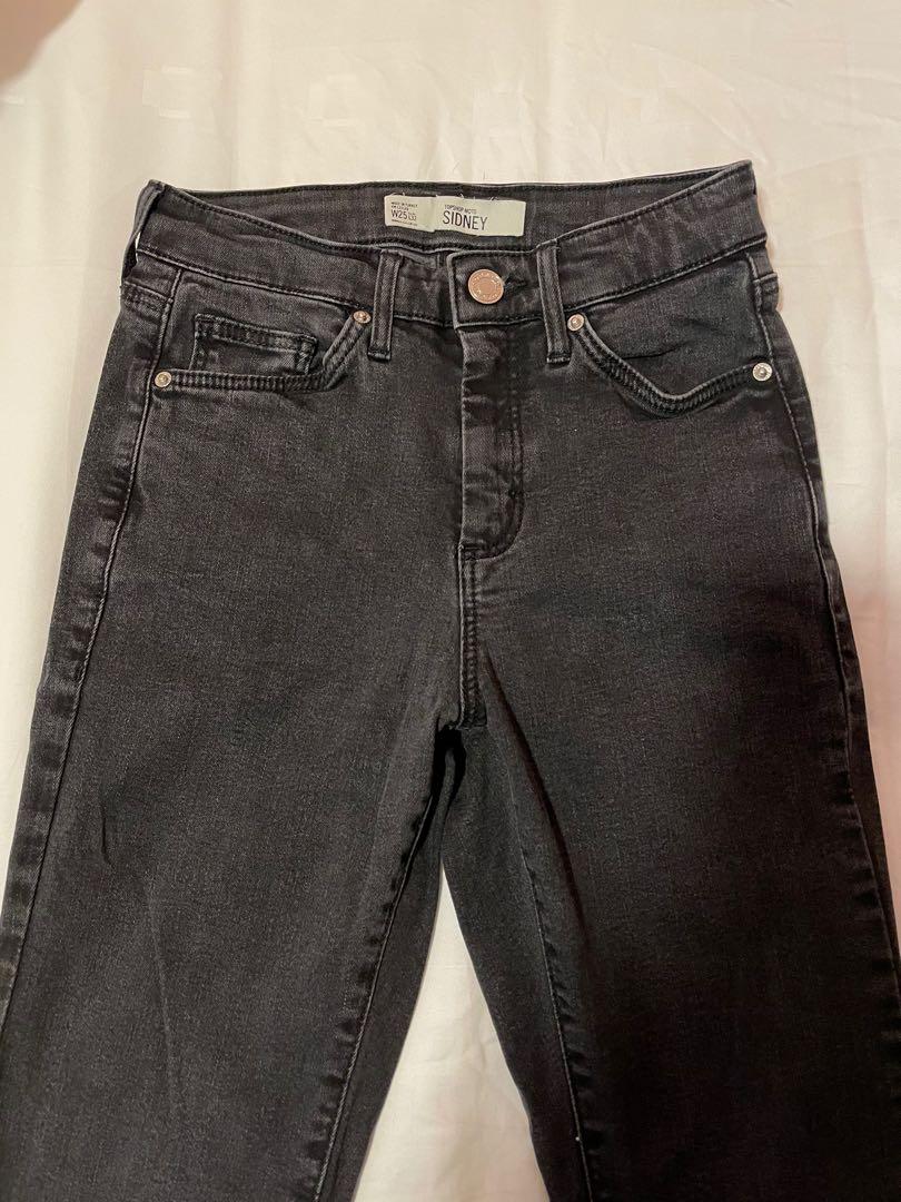 TOPSHOP Black Sidney Jeans
