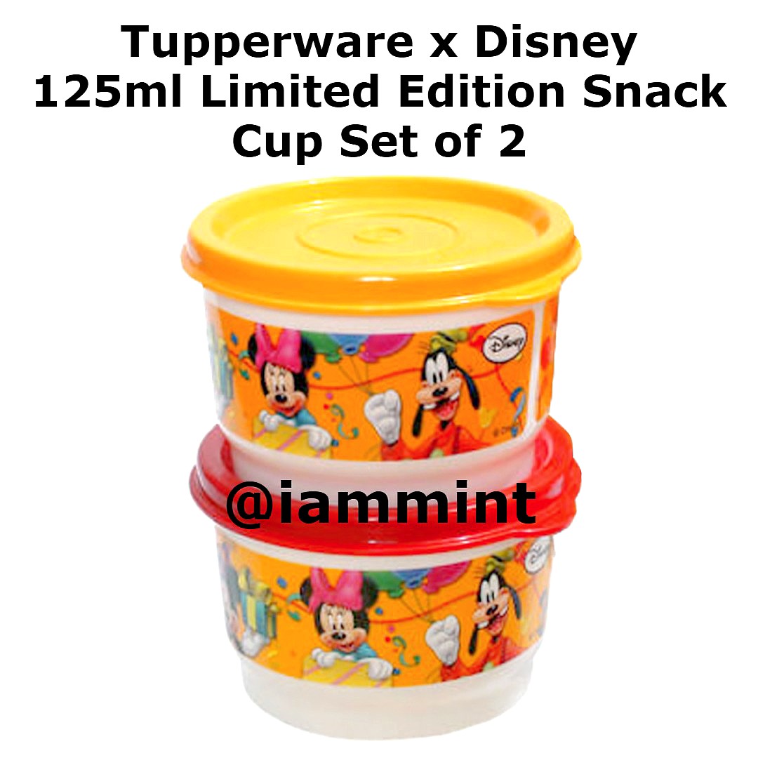 Tupperware Disney Mickey Mouse and Friends Arts & Craft Set of 2. Demo  Model!