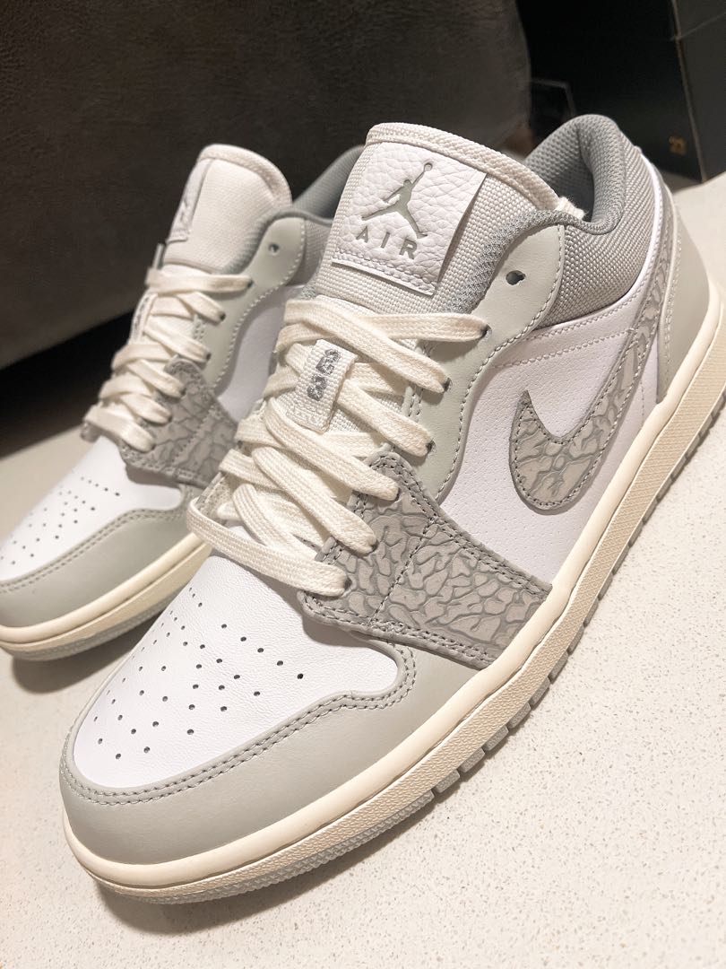 Jordan 1 low elephant print deals