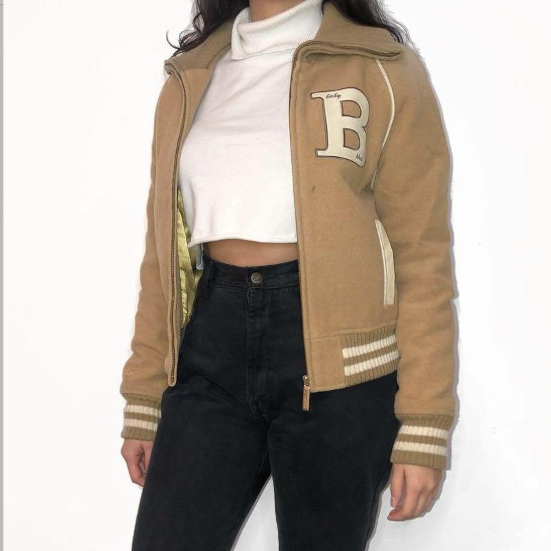 VINTAGE BABY PHAT SUEDE VARSITY JACKET Women s Fashion Clothes on Carousell