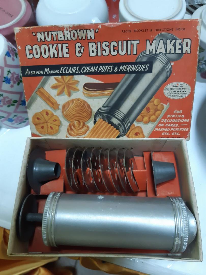 Vintage Nutbrown Cookie & Biscuit Maker 