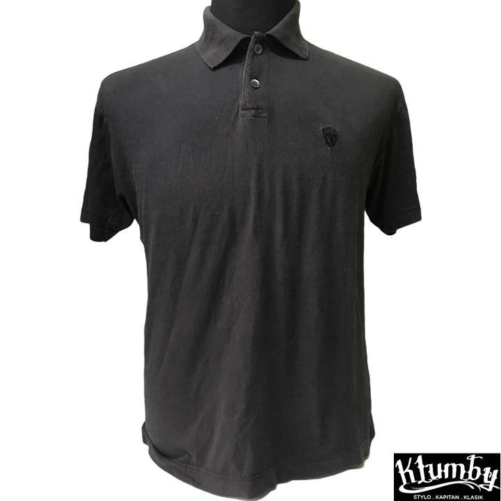 Black gucci collar shirt sales