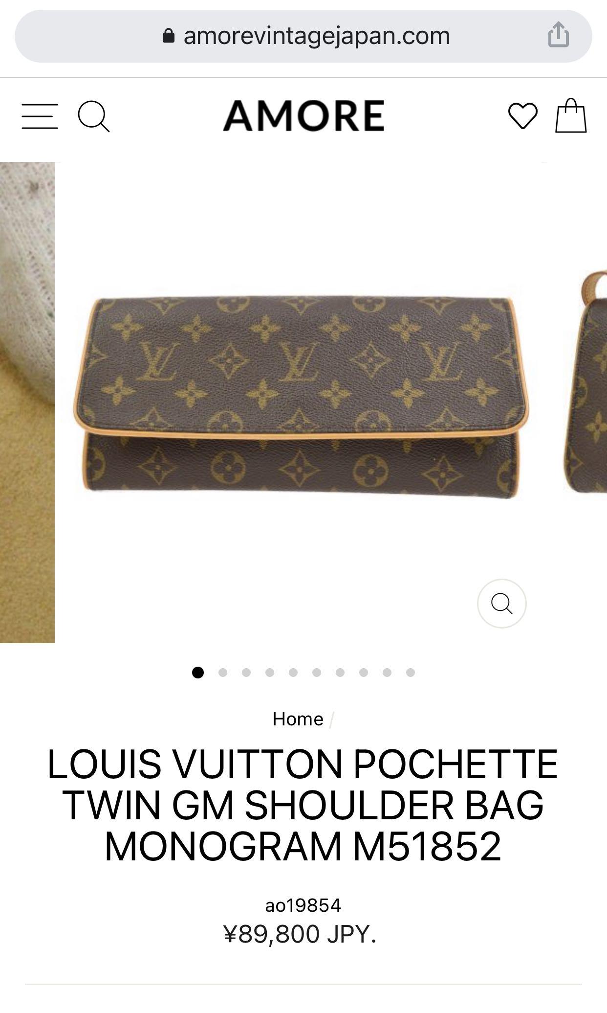 Louis Vuitton Twin GM Pochette – SFN