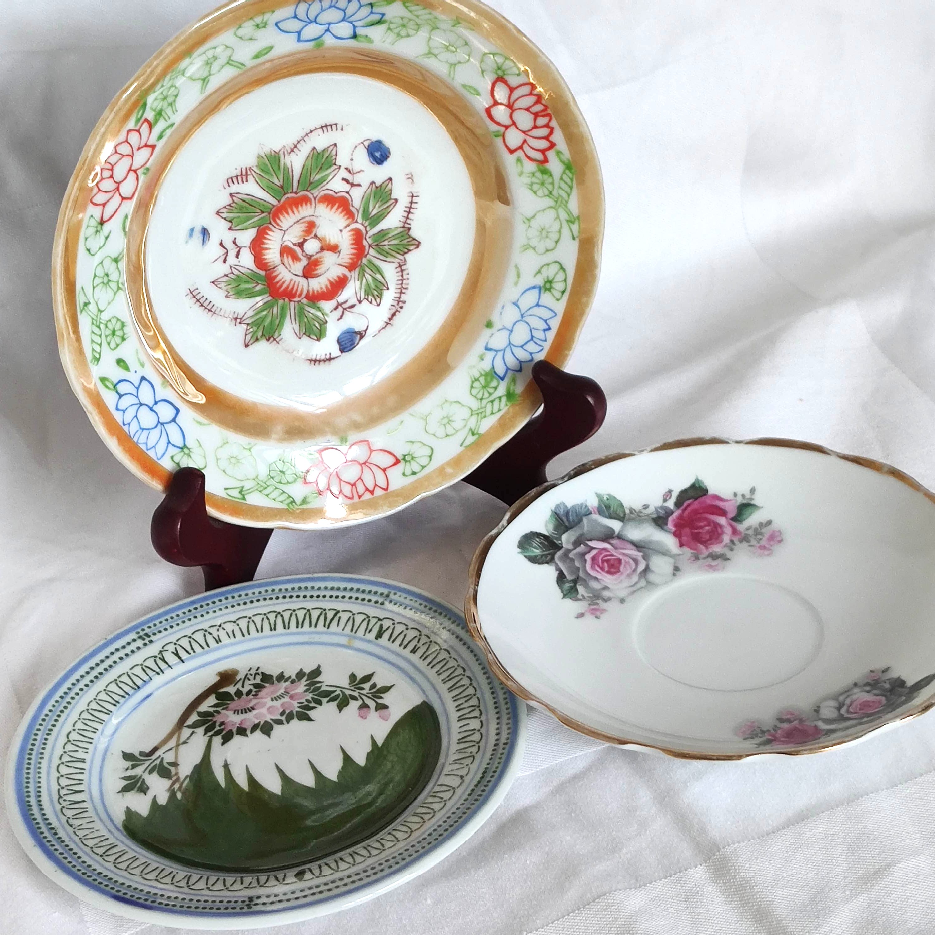 Vintage saucer plates, Furniture & Home Living, Kitchenware & Tableware