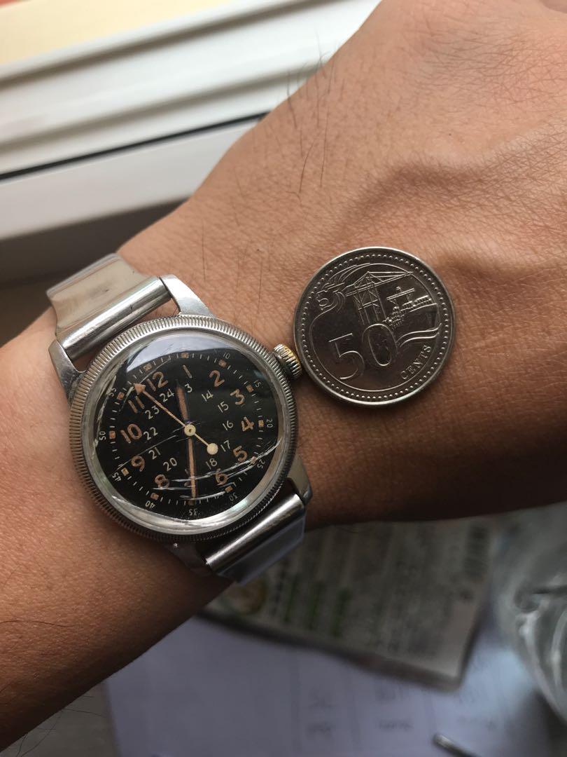 Vintage US Military issued watch Waltham A17 Korean War era, Luxury