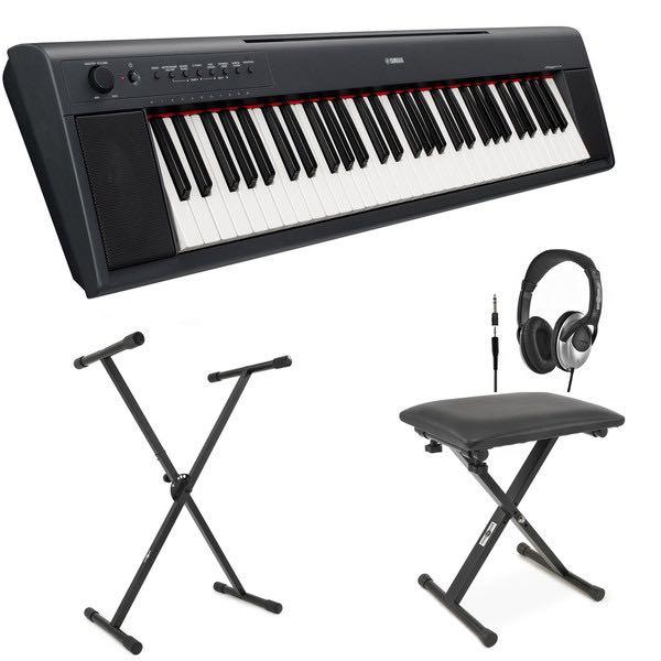 Yamaha Piaggero NP-11 Keyboard (只連譜架同琴架), 興趣及遊戲, 音樂 