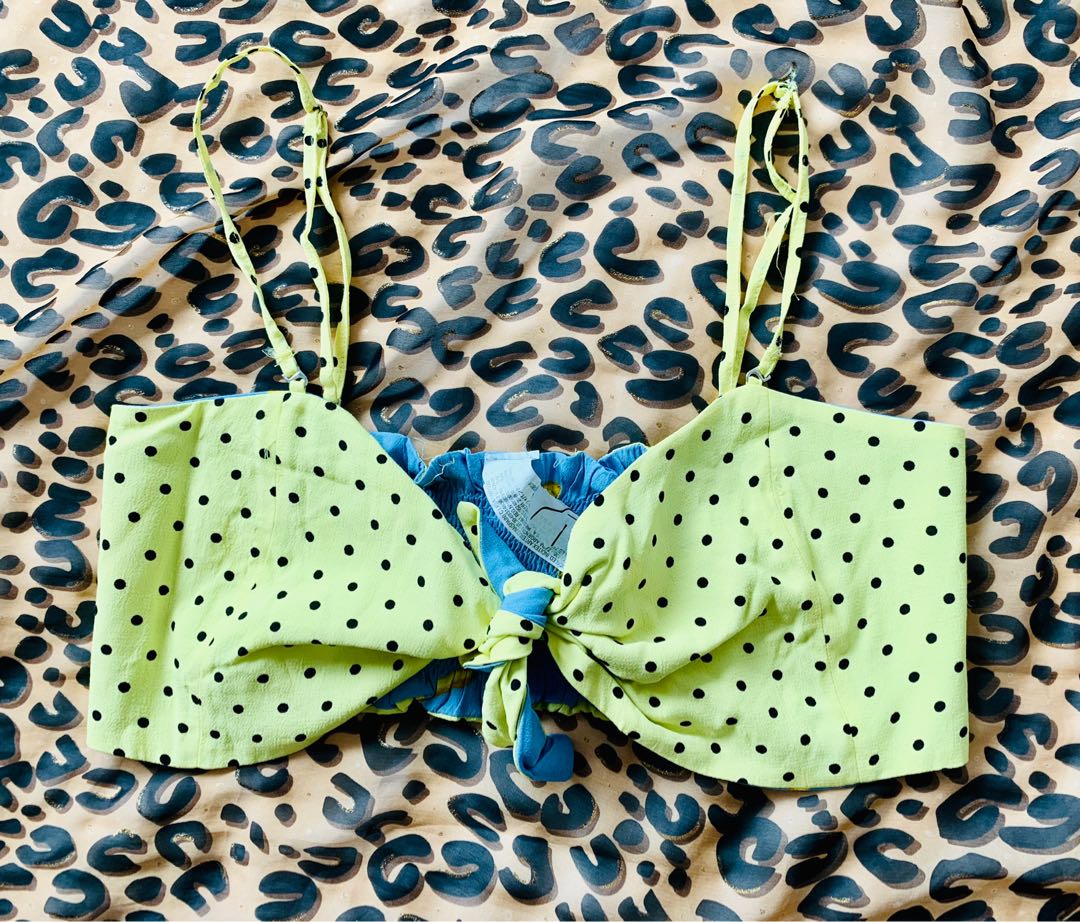 Zara crop top, Women's Fashion, Tops, Sleeveless on Carousell